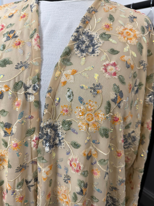Hafsa Floral Abaya