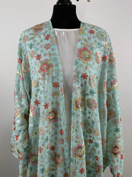 Juwariyah Floral Abaya